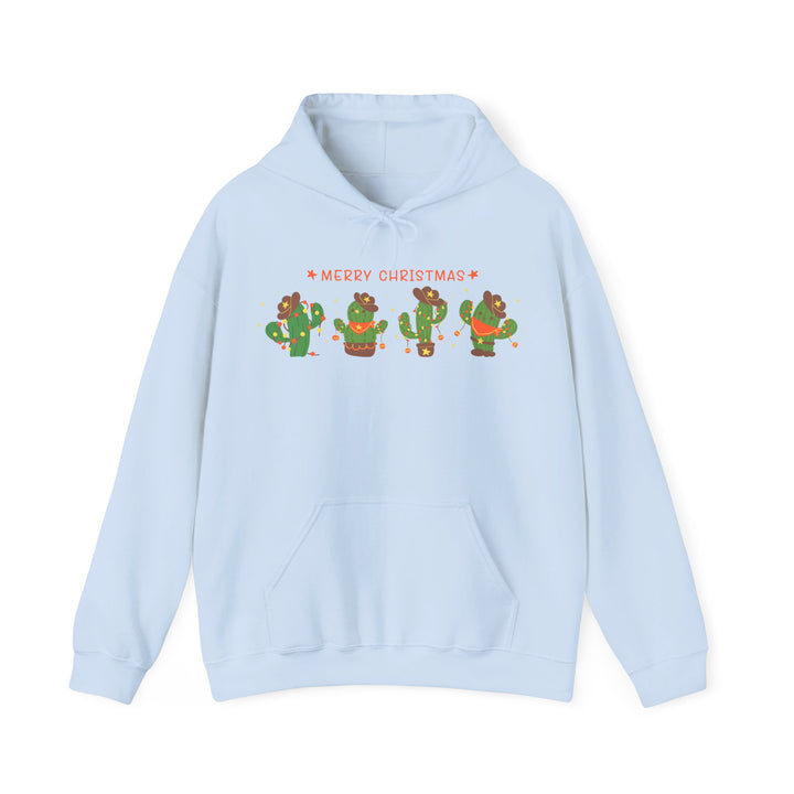 Merry Christmas Cactus - Unisex Heavy Blend™ Hooded Sweatshirt