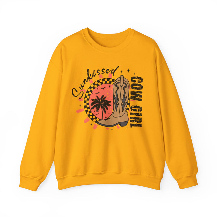 Sunkissed Cowgirl - Unisex Heavy Blend™ Crewneck Sweatshirt