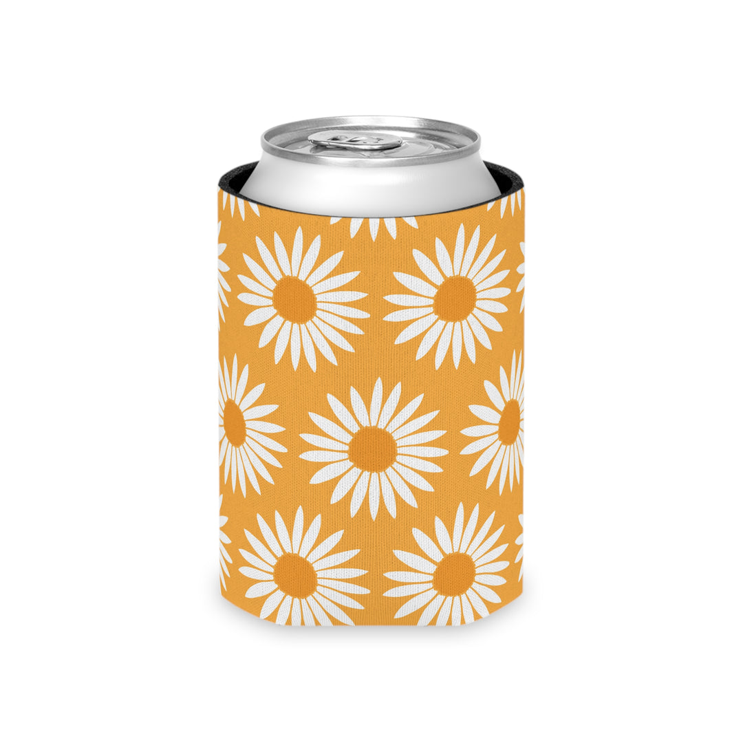 Yellow Sunflower Pattern - Can Cooler