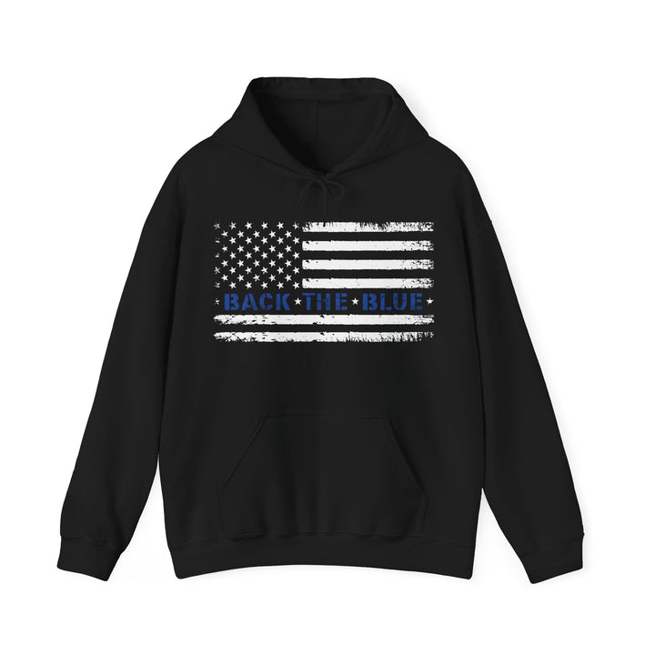 Back The Blue - Unisex Heavy Blend™ Hooded Sweatshirt
