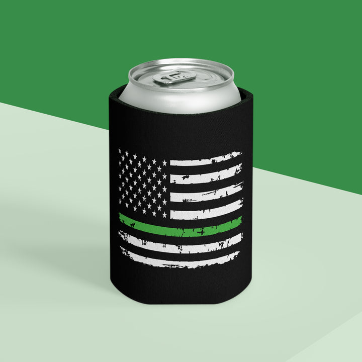 Green Line Flag - Can Cooler