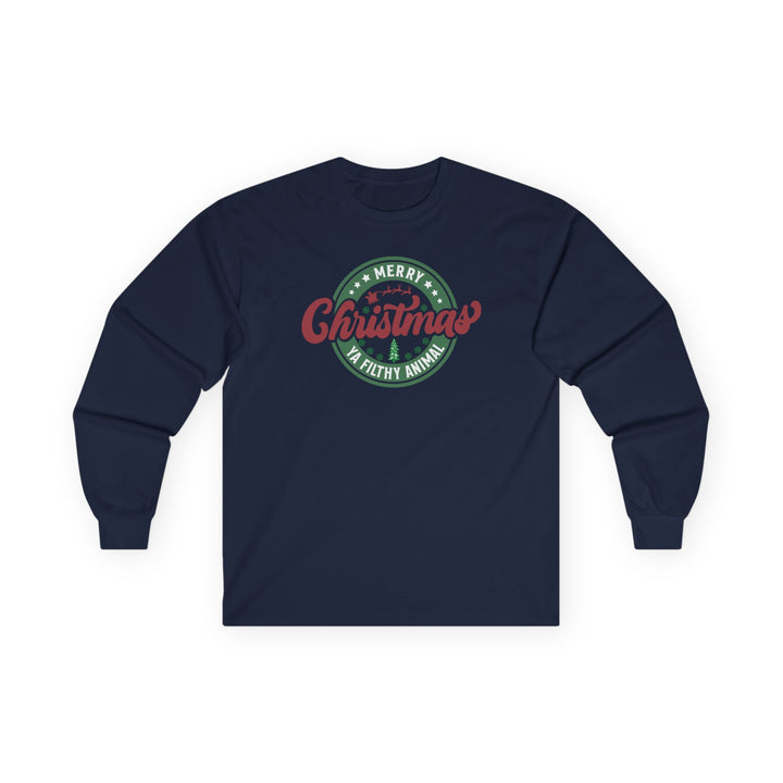 Merry Christmas Ya Filthy Animal - Unisex Ultra Cotton Long Sleeve Tee