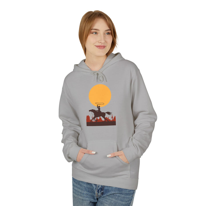 Roping The Moon - Unisex Midweight Softstyle Fleece Hoodie