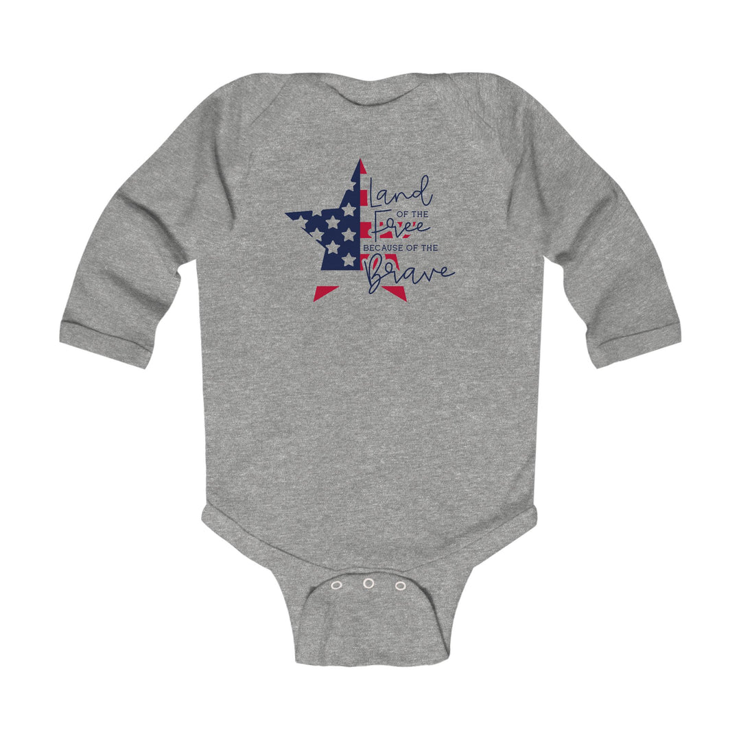 Land Of The Free - Infant Long Sleeve Bodysuit