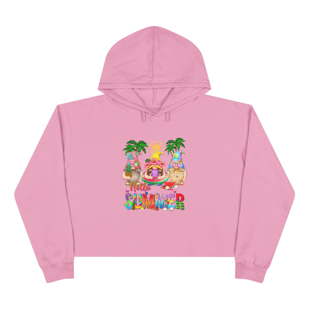 Summer Gnomes - Crop Hoodie