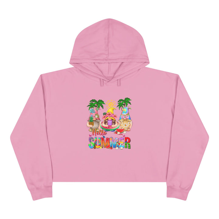 Summer Gnomes - Crop Hoodie