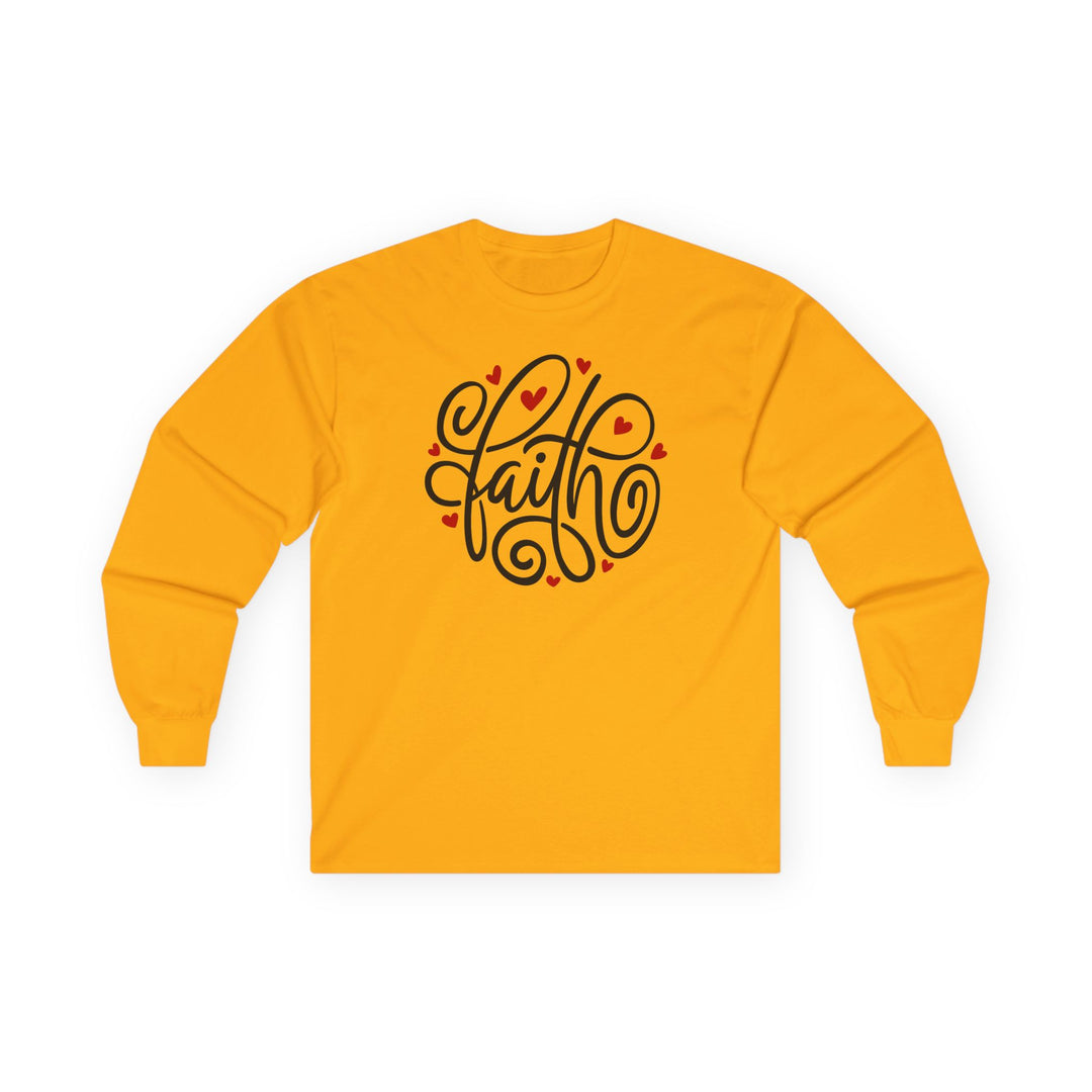 Faith Hearts - Unisex Ultra Cotton Long Sleeve Tee