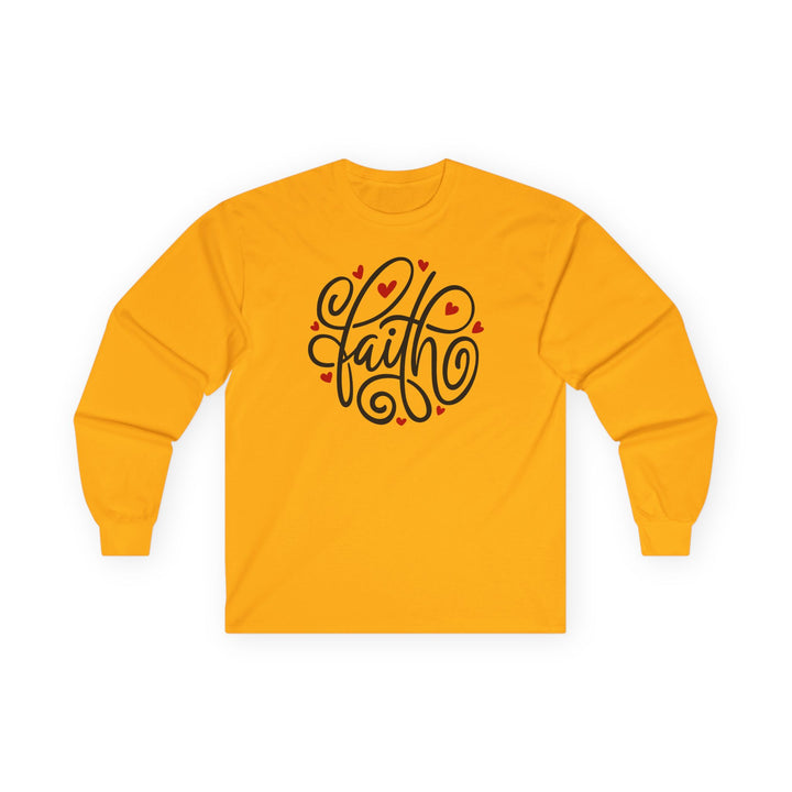 Faith Hearts - Unisex Ultra Cotton Long Sleeve Tee