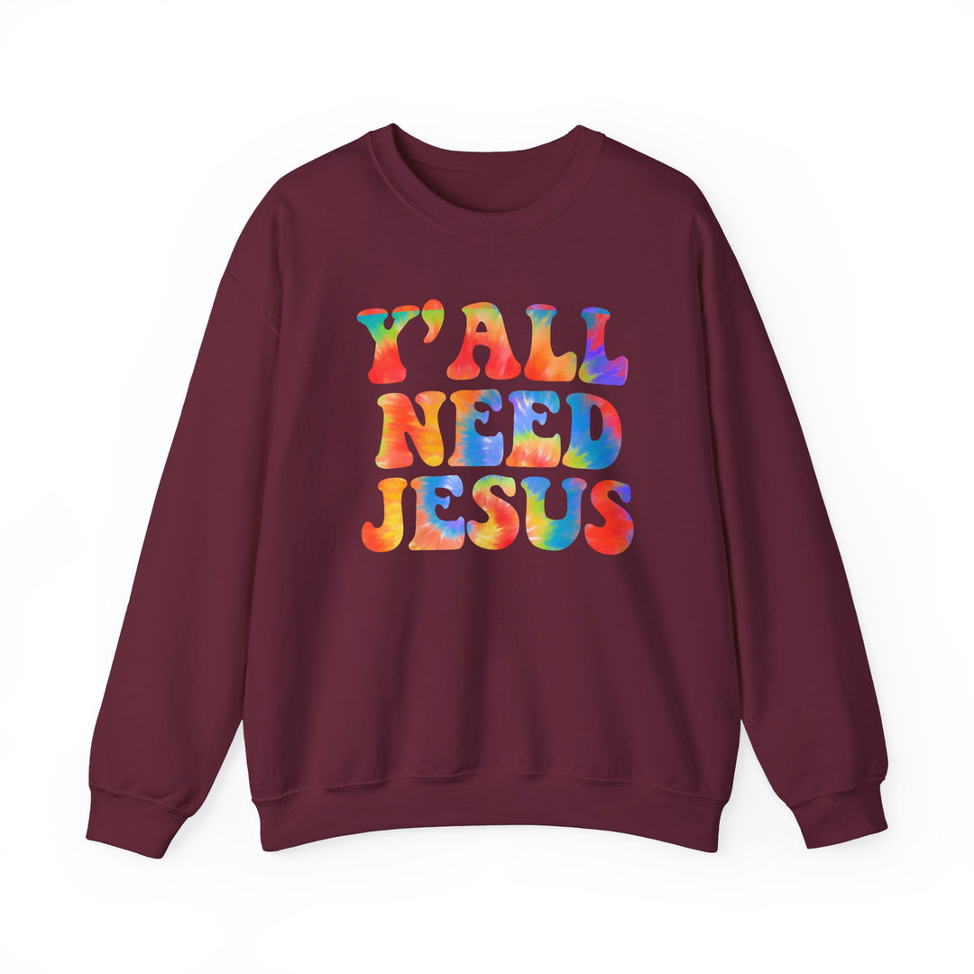 Y'All Need Jesus - Unisex Heavy Blend™ Crewneck Sweatshirt