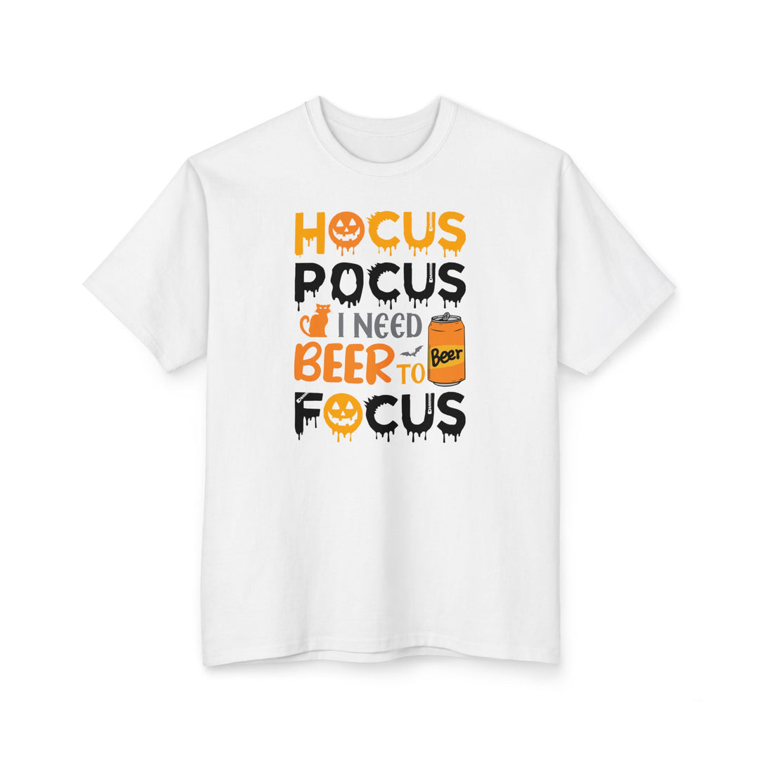 Hocus Pocus I Need A Beer To Focus - Unisex Ultra Cotton® Tall T-Shirt