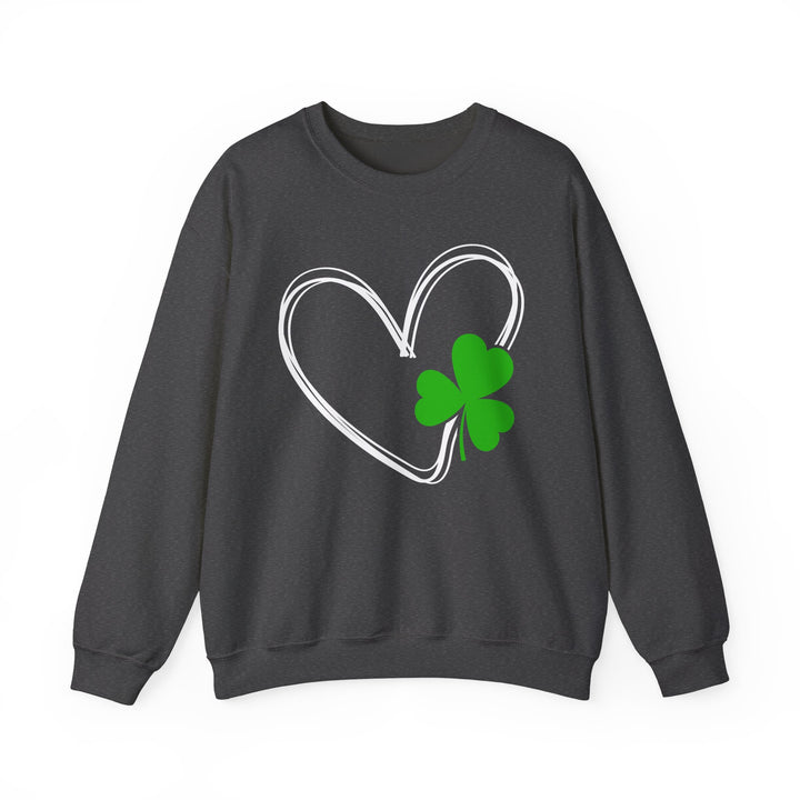 Heart & Clover - Unisex Heavy Blend™ Crewneck Sweatshirt