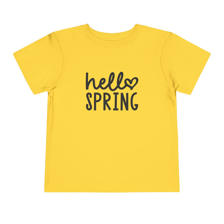 Hello Spring - Toddler Short Sleeve Tee