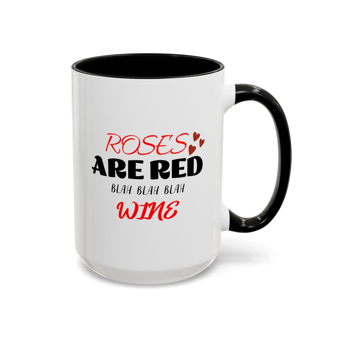 Blah Blah Blah Wine - Accent Coffee Mug (11, 15oz)