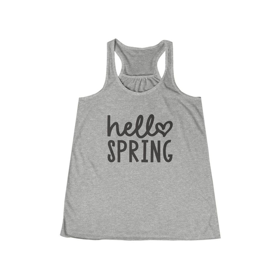 Hello Spring - Women's Flowy Racerback Tank