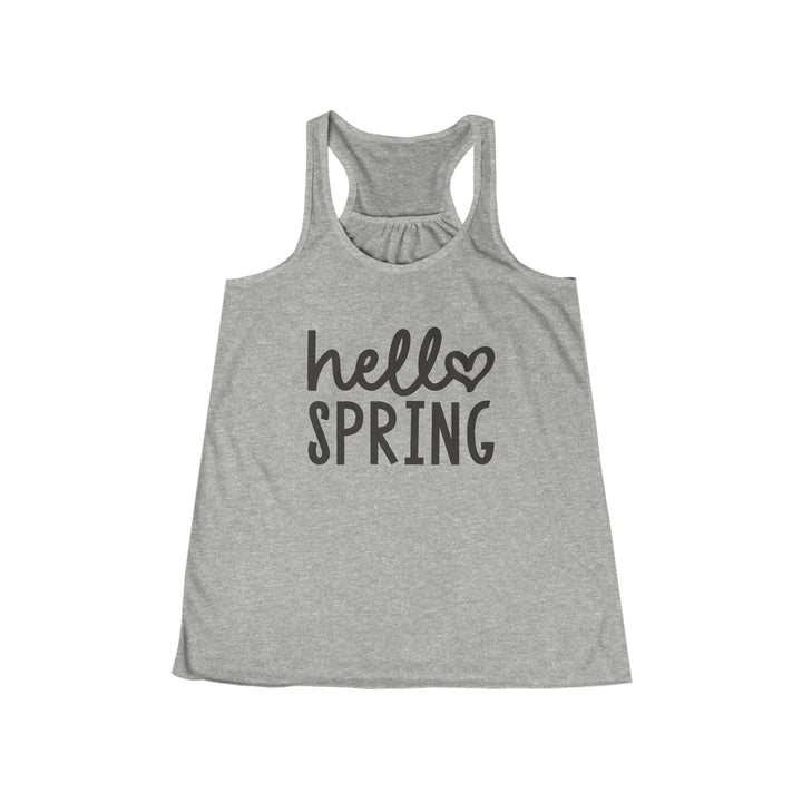 Hello Spring - Women's Flowy Racerback Tank