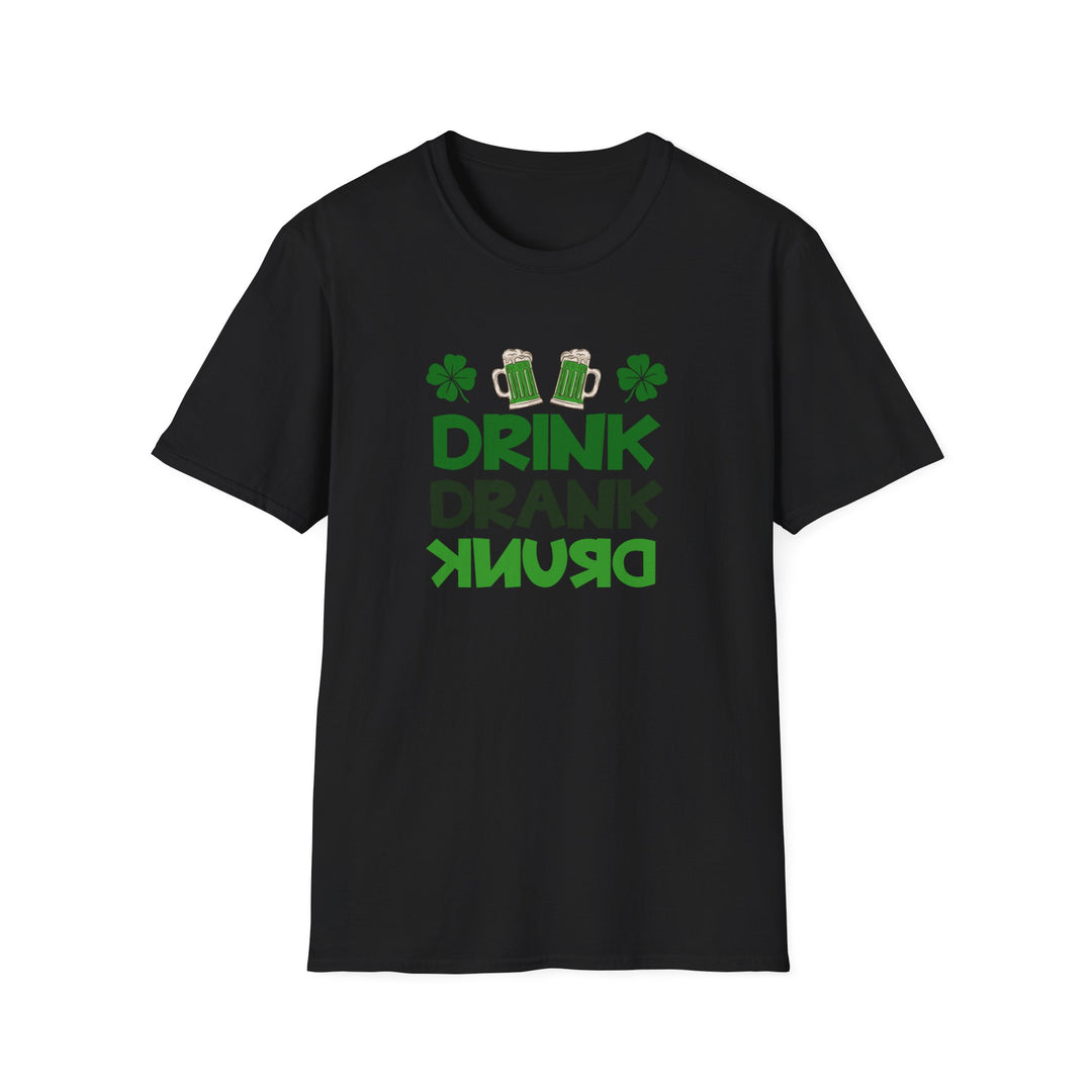 Drink Drank Drunk - Unisex Softstyle T-Shirt