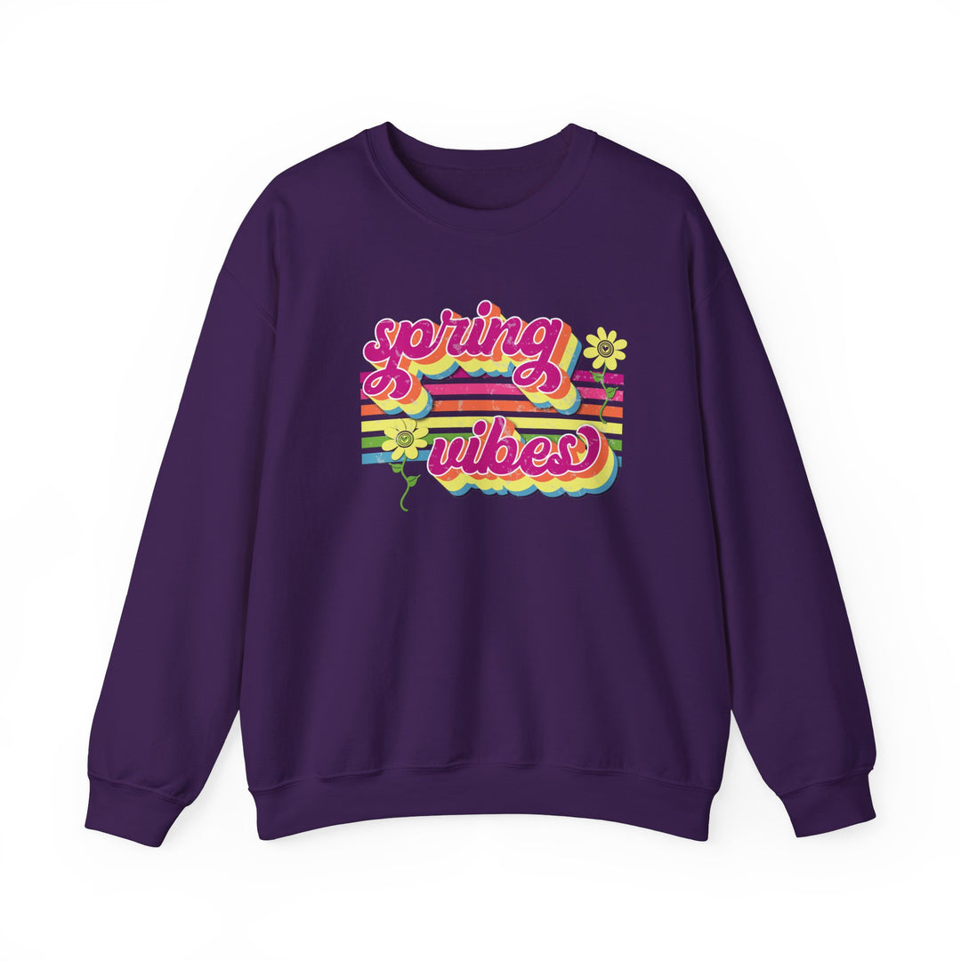 Spring Vibes Retro - Unisex Heavy Blend™ Crewneck Sweatshirt