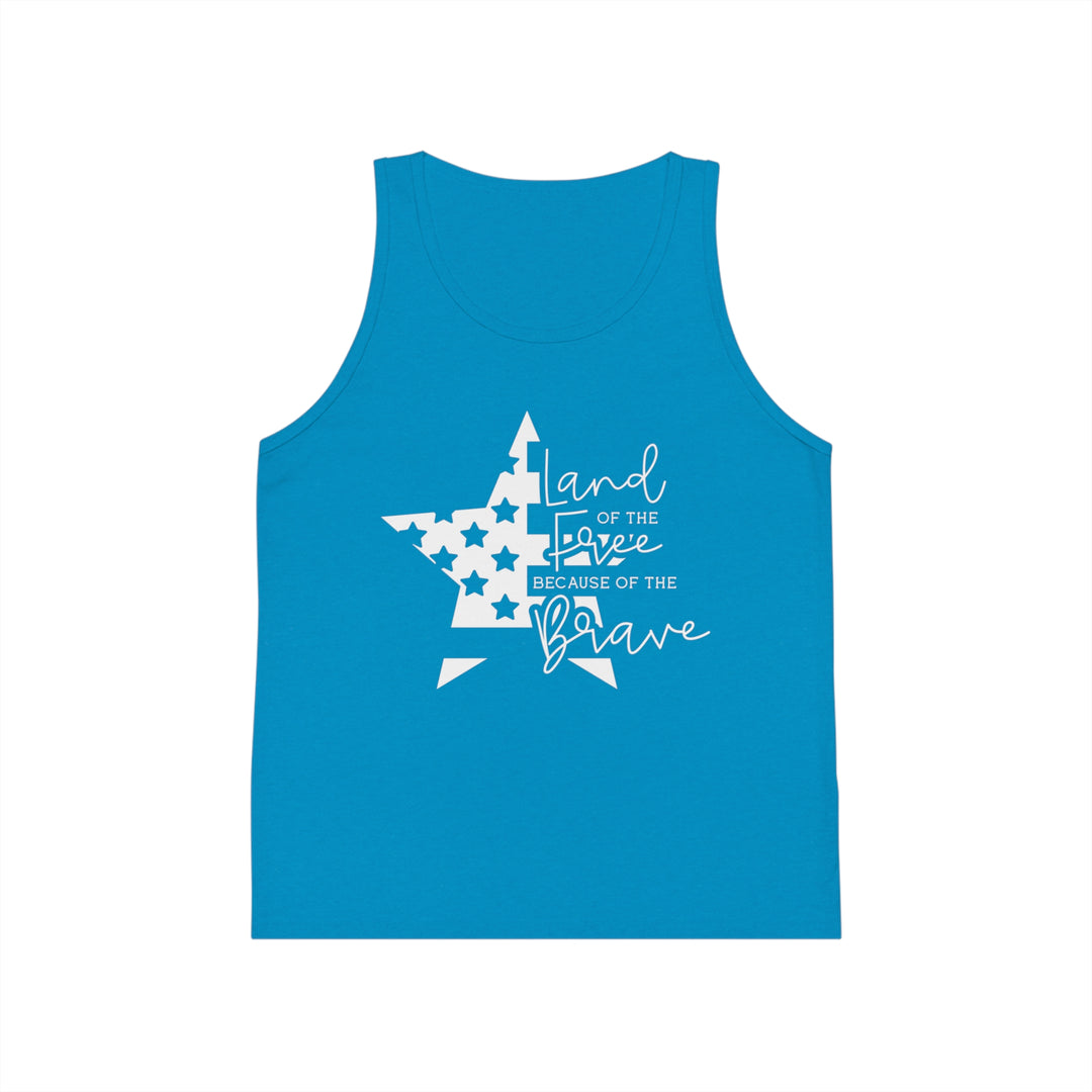 Land Of The Free - Kid's Jersey Tank Top