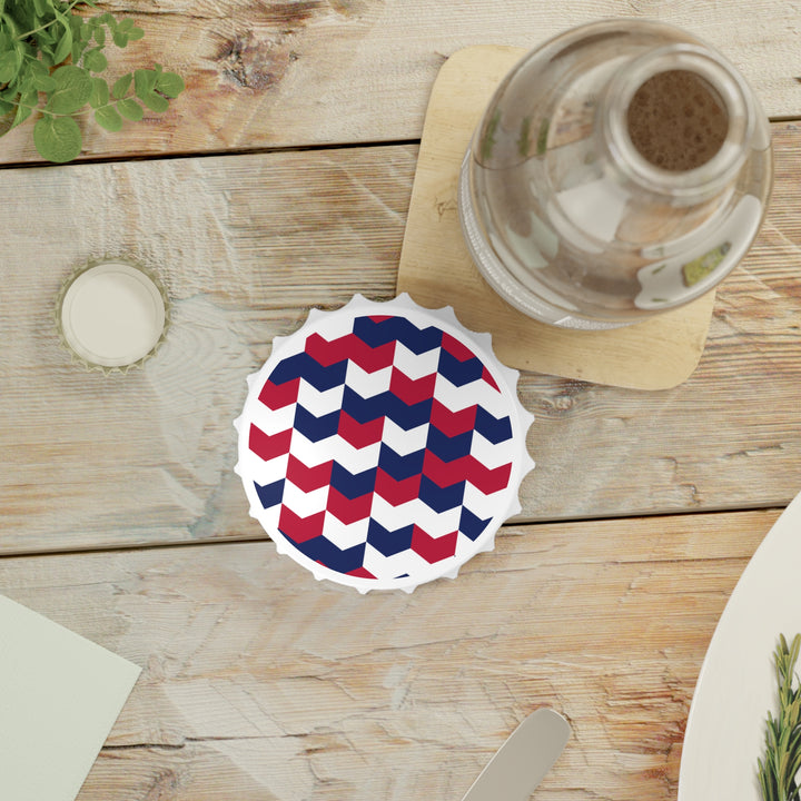 Patriotic Abstract - Bottle Opener