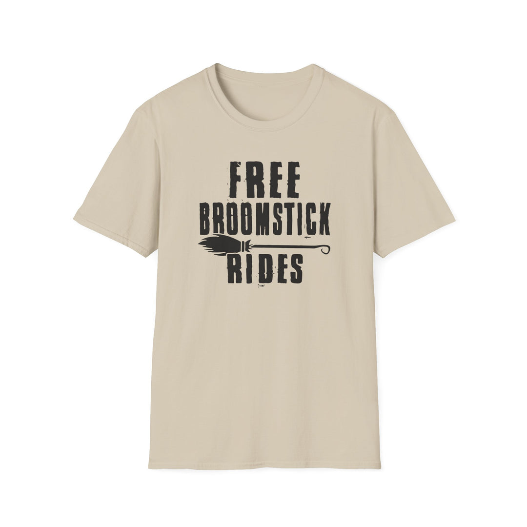 Free Broomstick Rides - Unisex Softstyle T-Shirt