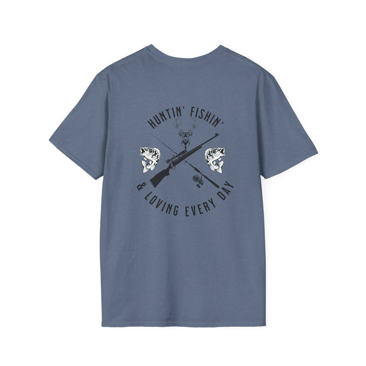 Huntin' Fishin'- Unisex Softstyle T-Shirt
