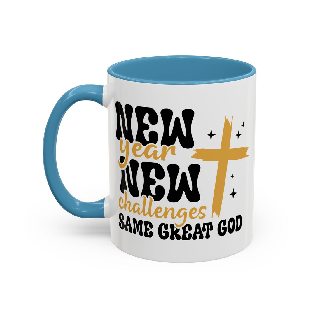 New Year Same Great God - Accent Coffee Mug (11, 15oz)
