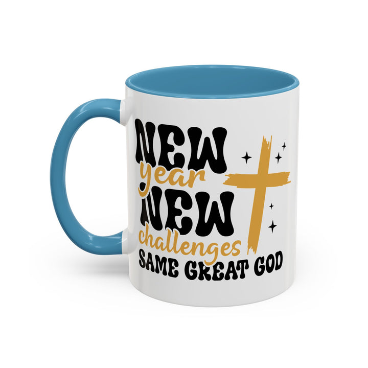 New Year Same Great God - Accent Coffee Mug (11, 15oz)