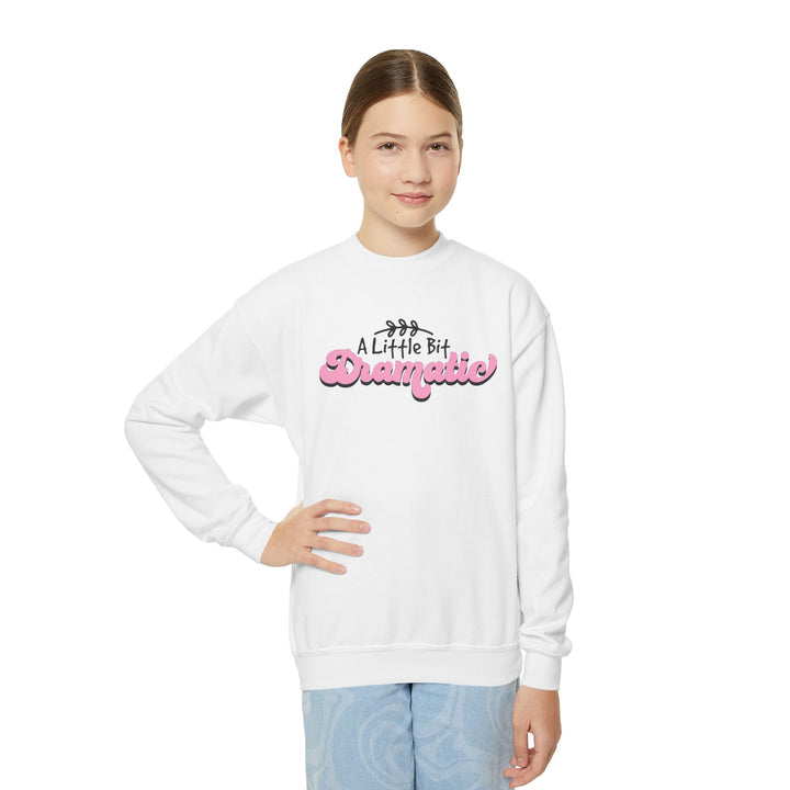 Little Bit Dramatic - Youth Crewneck Sweatshirt