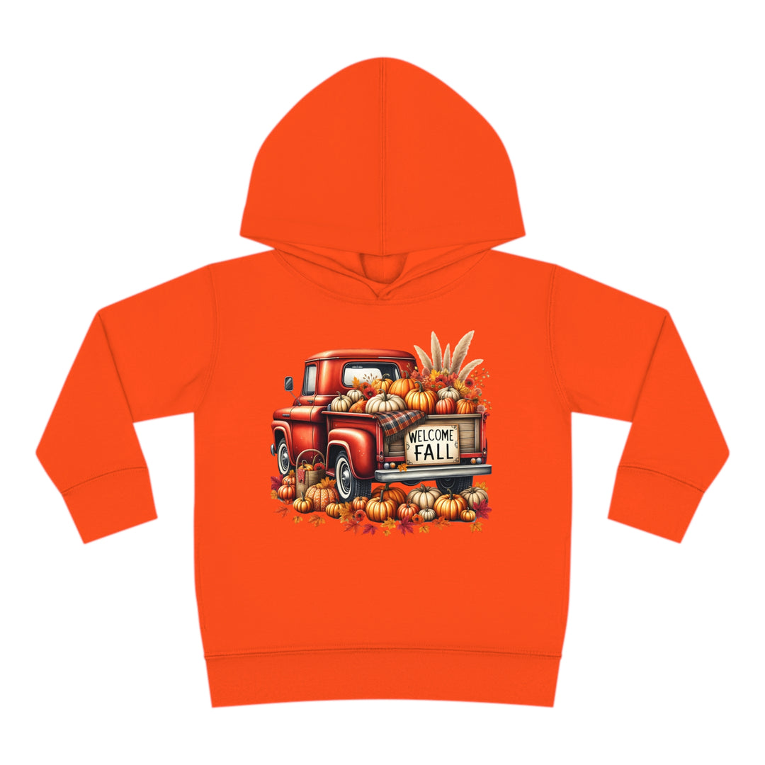 Welcome Fall - Toddler Pullover Fleece Hoodie