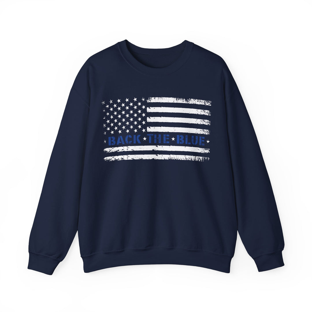 Back The Blue - Unisex Heavy Blend™ Crewneck Sweatshirt