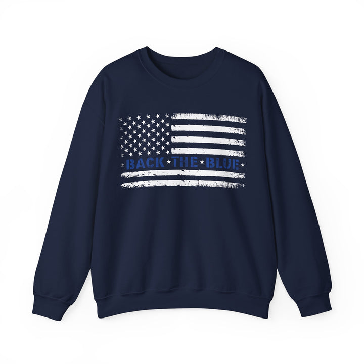 Back The Blue - Unisex Heavy Blend™ Crewneck Sweatshirt