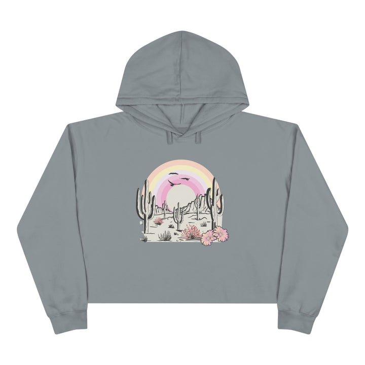 Desert Rainbow - Crop Hoodie