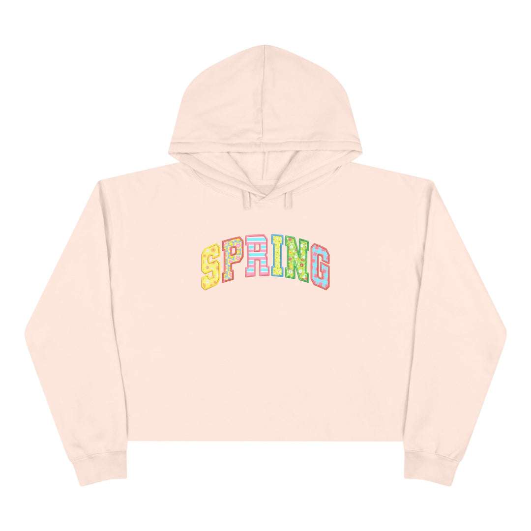 Spring Quilt - Crop Hoodie
