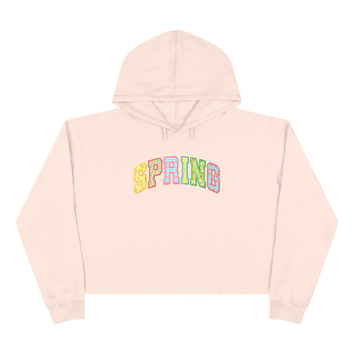 Spring Quilt - Crop Hoodie