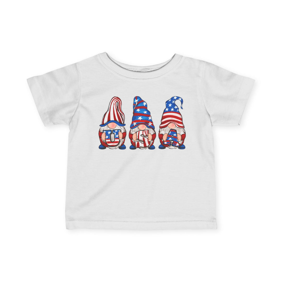 4th Of July Gnomes - Infant Fine Jersey Tee