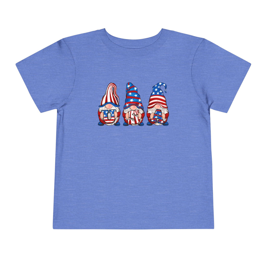 4th Of July Gnomes - Toddler Short Sleeve Tee