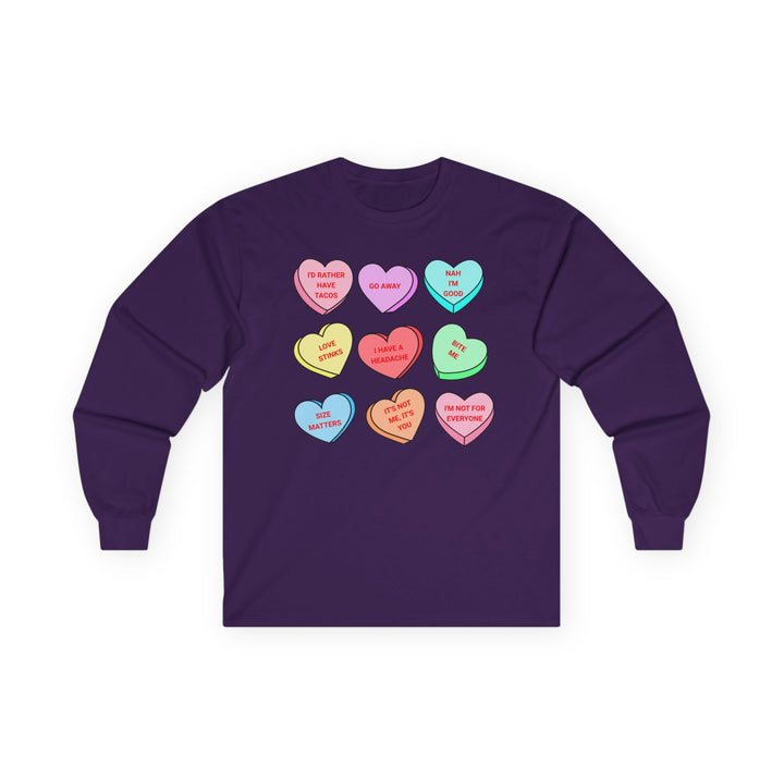 Conversation Hearts - Unisex Ultra Cotton Long Sleeve Tee