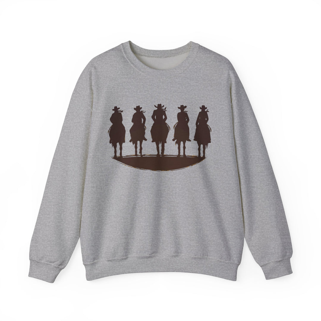 Cowboy Silhouette - Unisex Heavy Blend™ Crewneck Sweatshirt