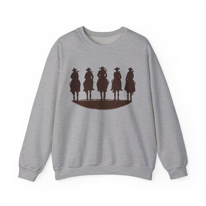 Cowboy Silhouette - Unisex Heavy Blend™ Crewneck Sweatshirt