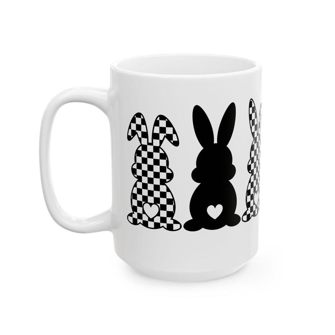 Heart Bunny - Ceramic Mug, (11oz, 15oz)