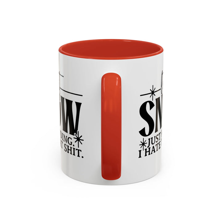 Let It Snow - Accent Coffee Mug (11, 15oz)