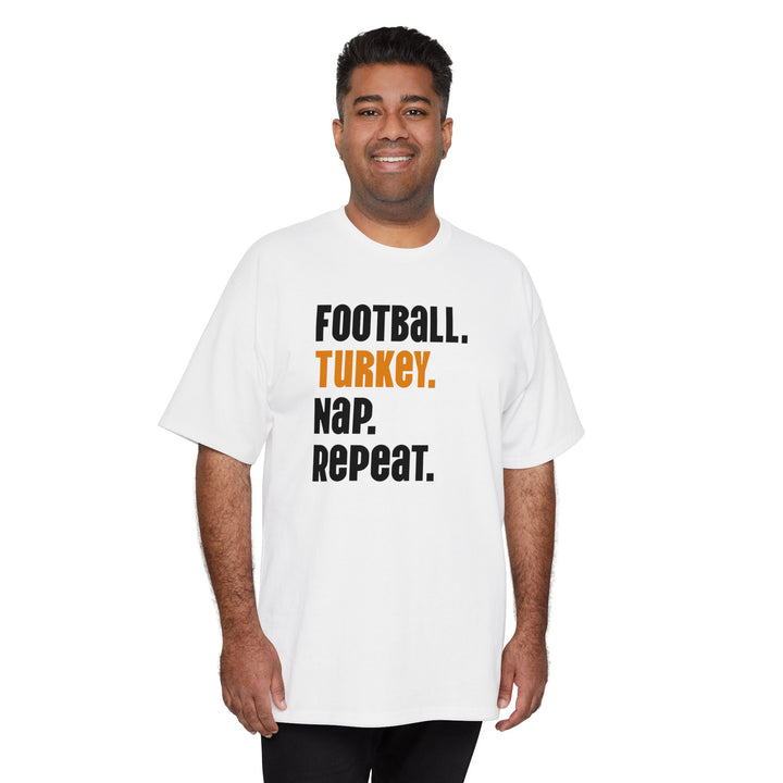 Football Turkey Nap Repeat - Unisex Ultra Cotton® Tall T-Shirt