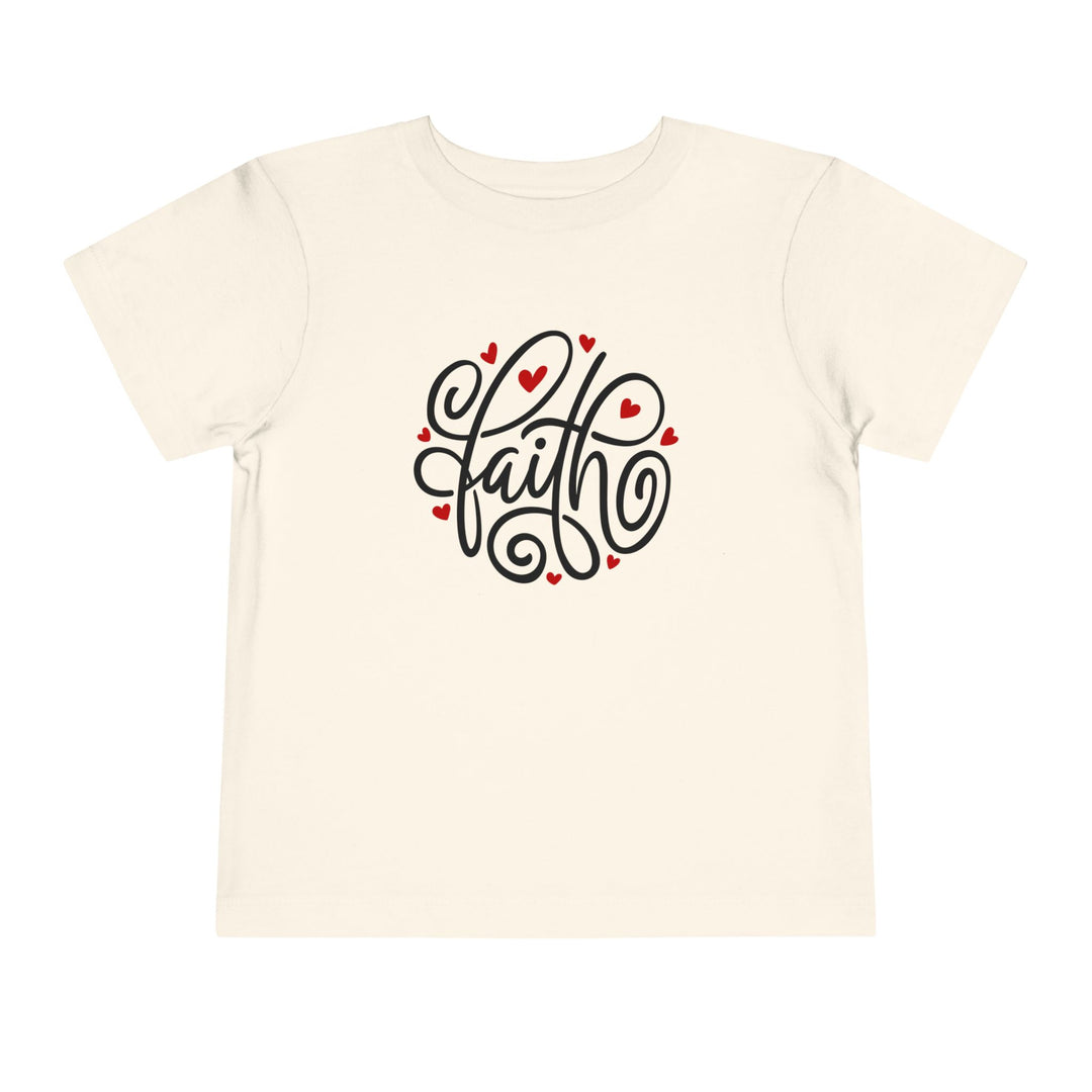 Faith Hearts - Toddler Short Sleeve Tee