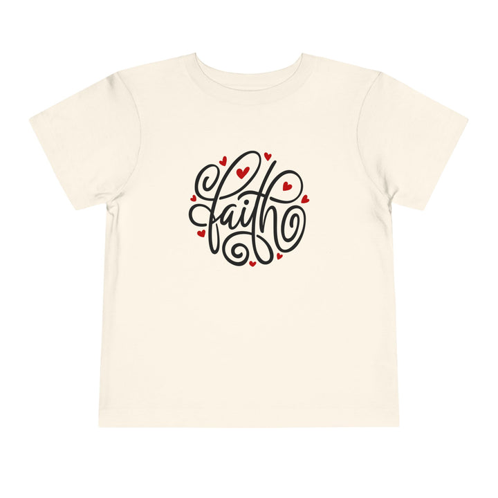 Faith Hearts - Toddler Short Sleeve Tee