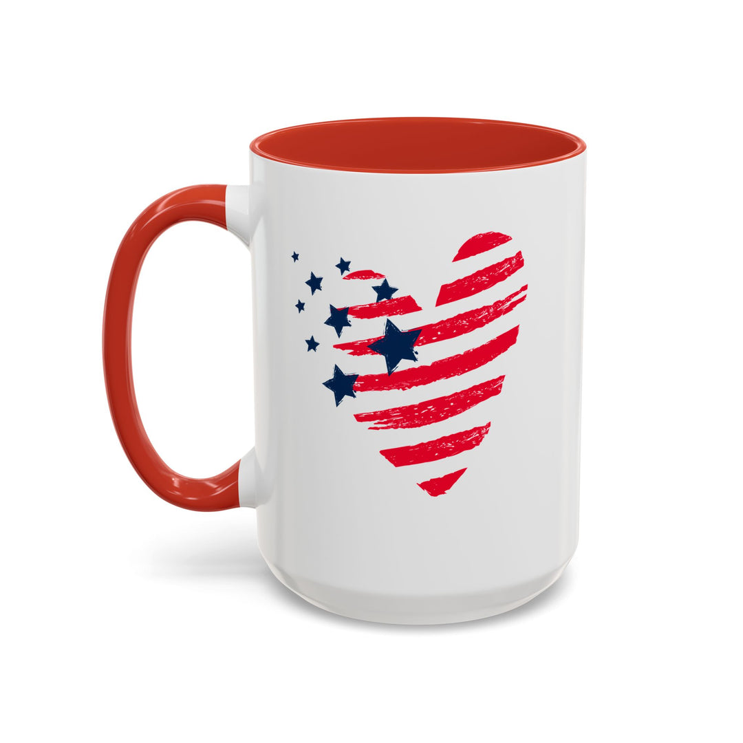 American Heart - Accent Coffee Mug (11, 15oz)