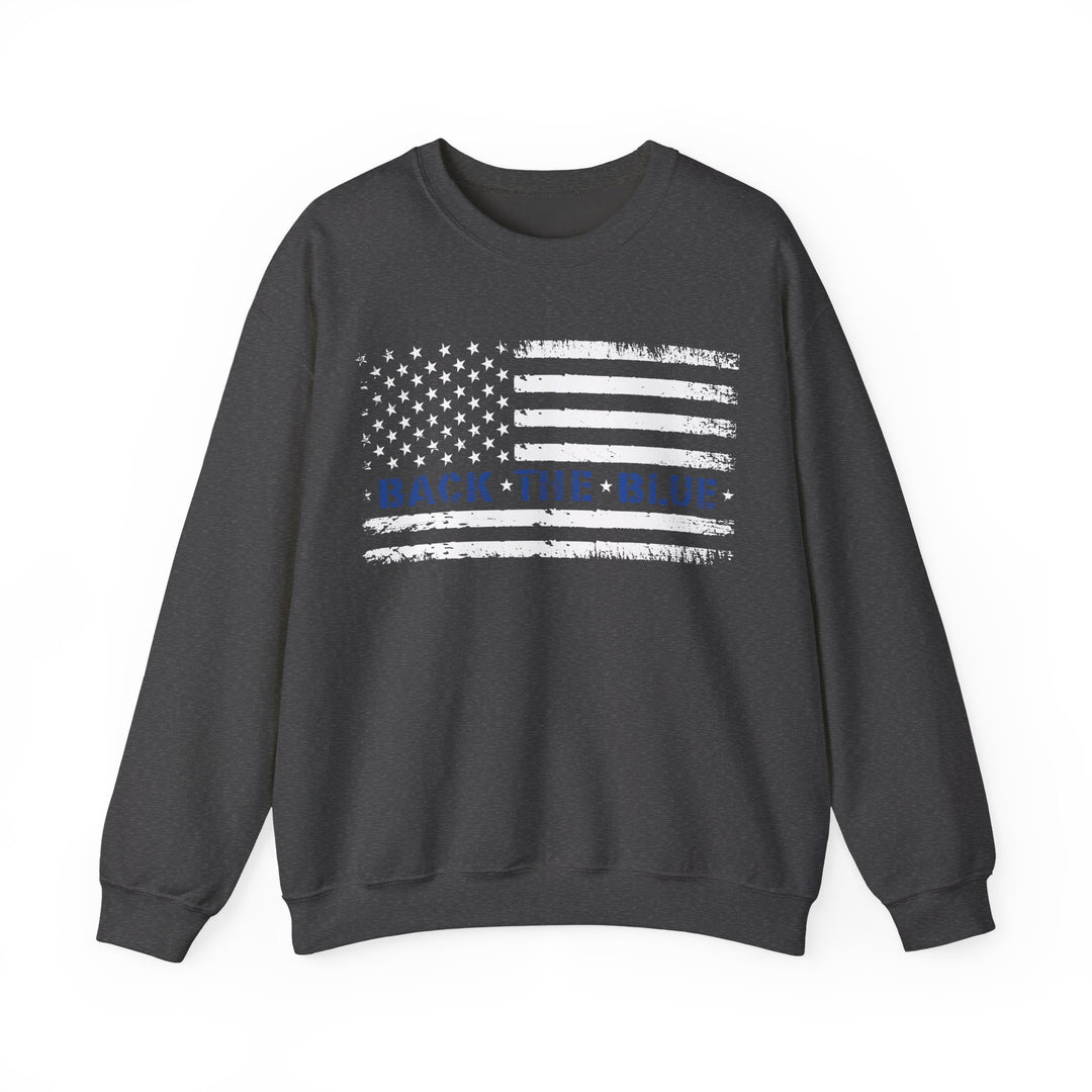 Back The Blue - Unisex Heavy Blend™ Crewneck Sweatshirt
