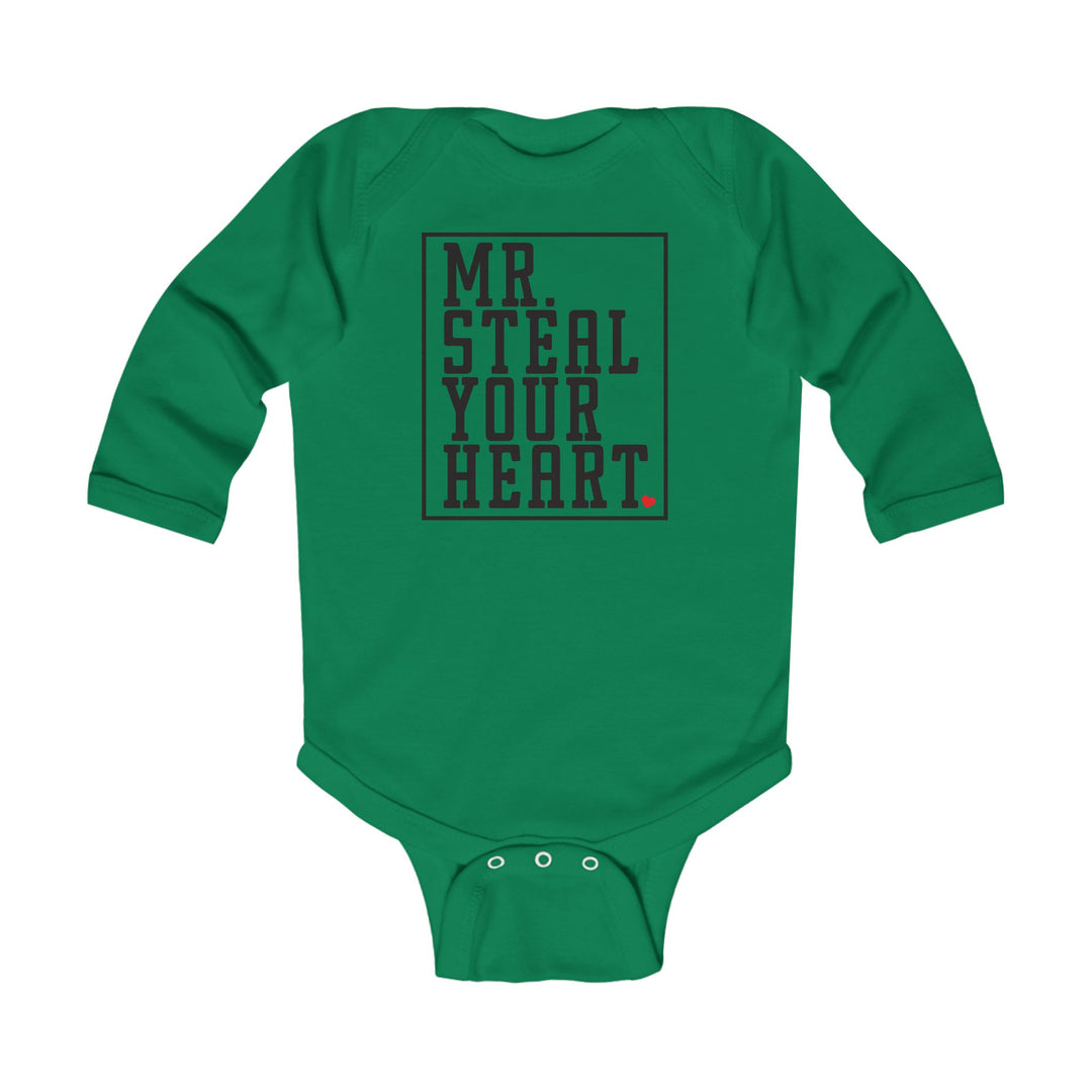 Mr. Steal Your Heart - Infant Long Sleeve Bodysuit