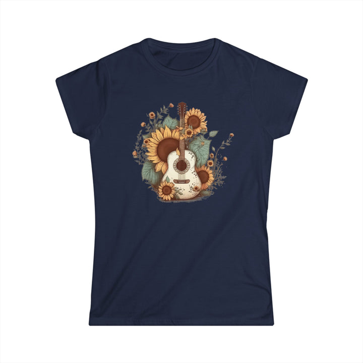 Sunflower Guitar - Women's Softstyle Tee