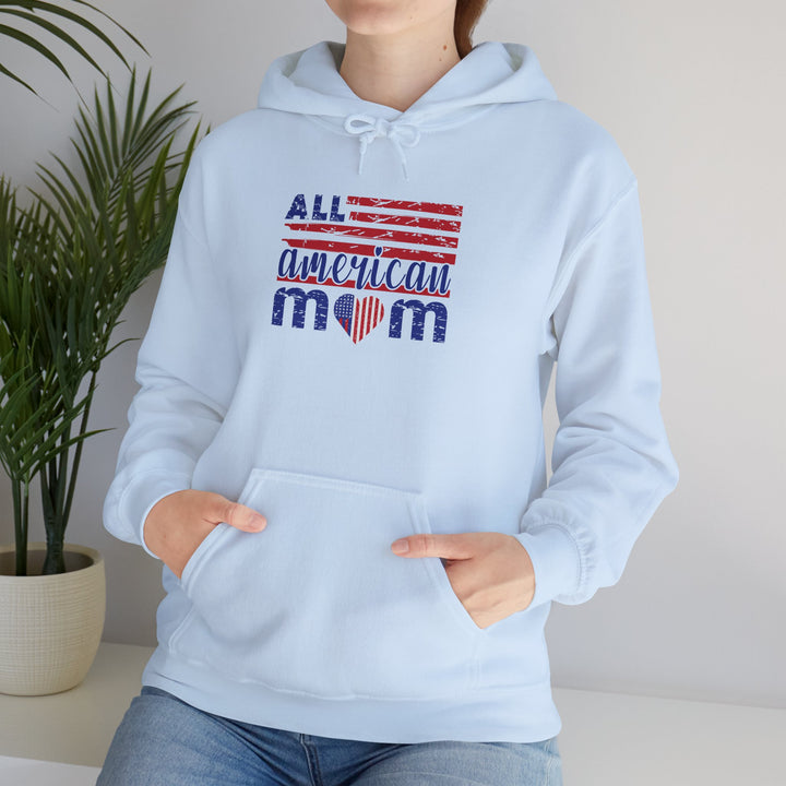 All American Mom - Unisex Hooded Sweatshirt