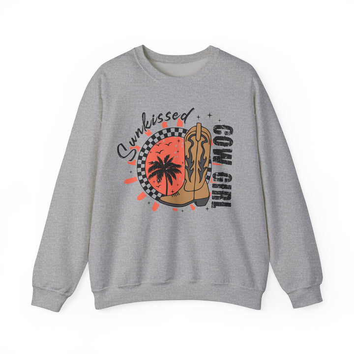 Sunkissed Cowgirl - Unisex Heavy Blend™ Crewneck Sweatshirt